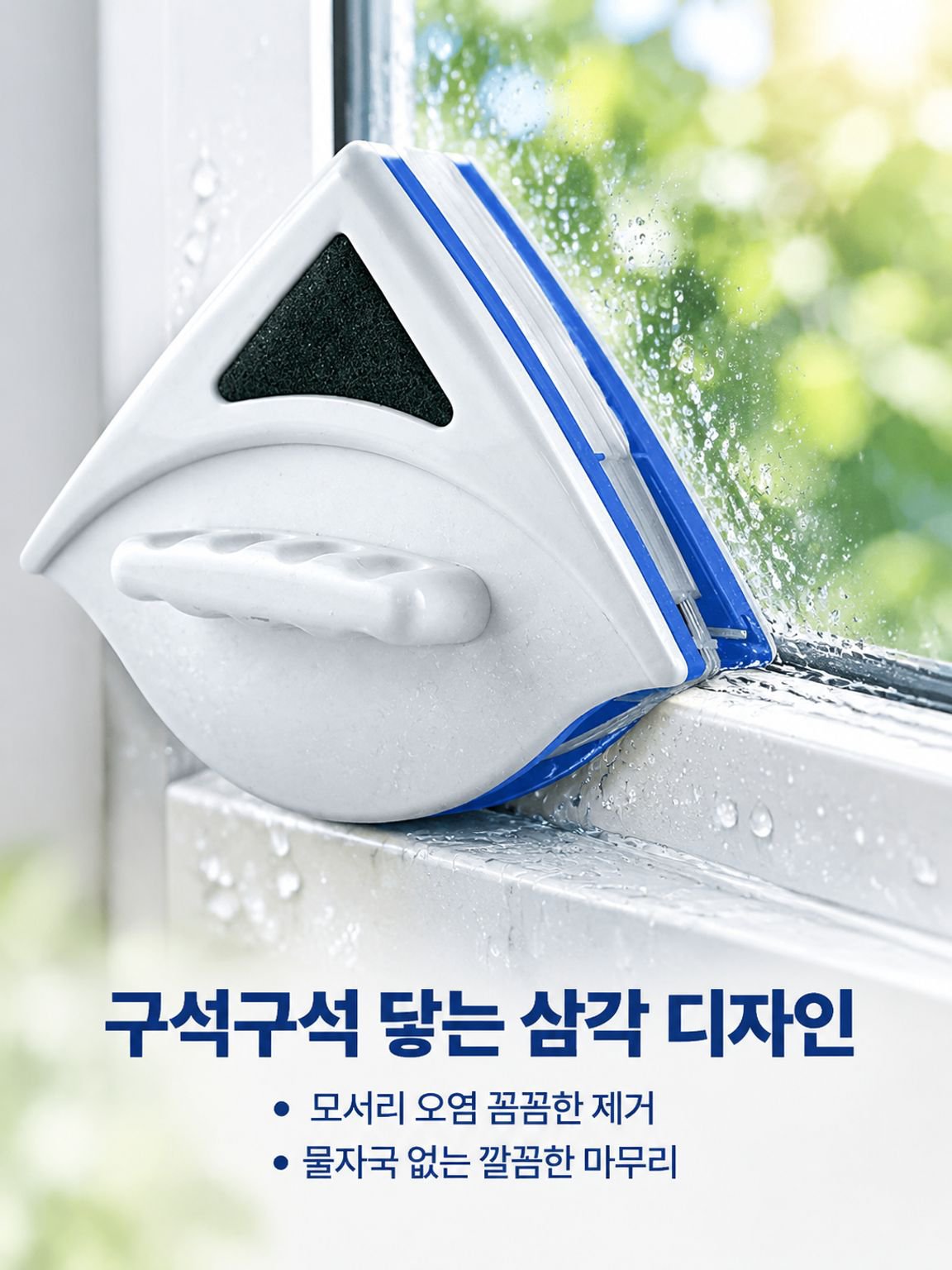 강력한 흡입력 깨끗한 창문닦이
