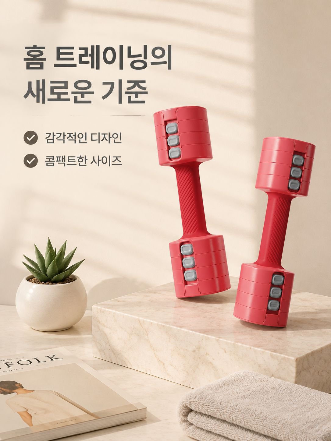 가정용 고밀도 피트니스 덤벨