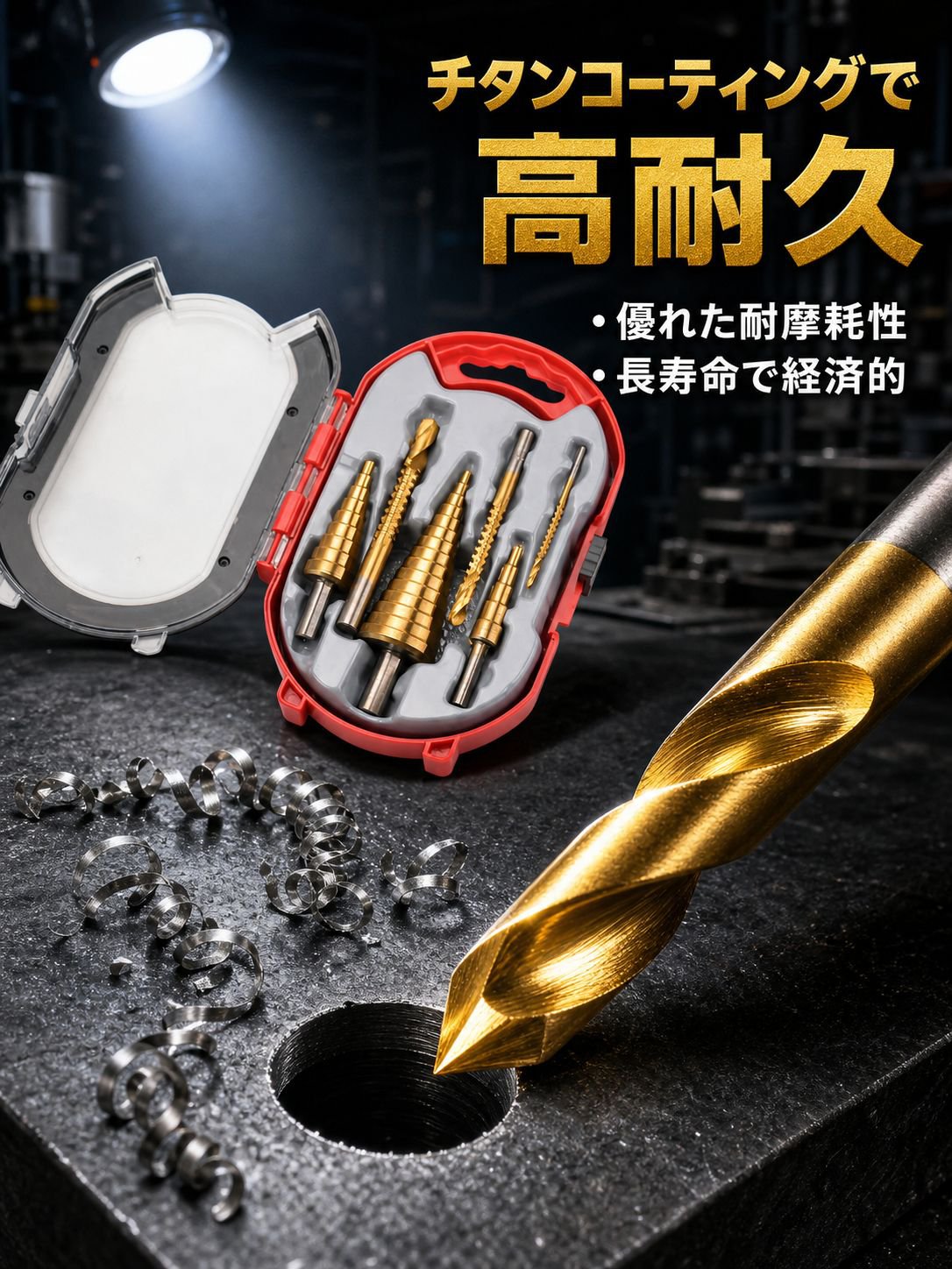 様々な素材に対応した穴あけ工具