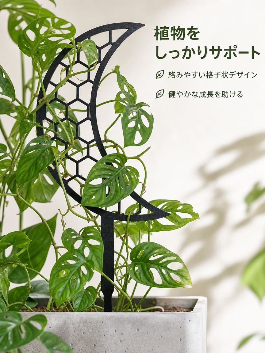 月の登攀用トレリス