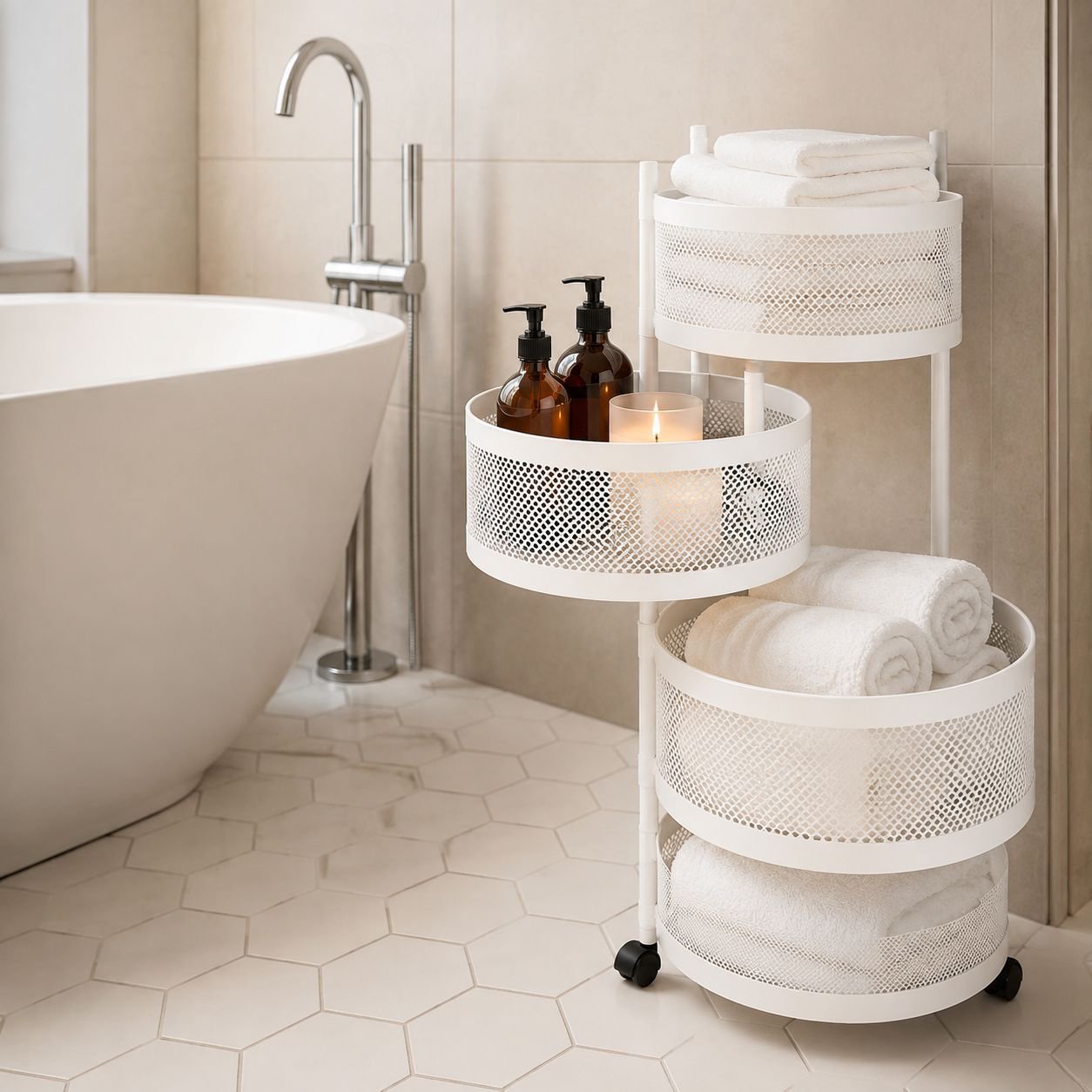 Mobile Multi-purpose Storage Shelf