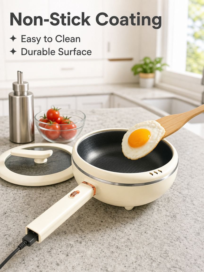 Dormitory home multifunctional honeycomb frying pan