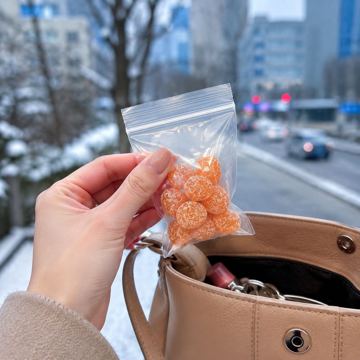 목을 촉촉하게, 기침 멎게 감초 금귤 소형 스낵 아이스캔디 원산지