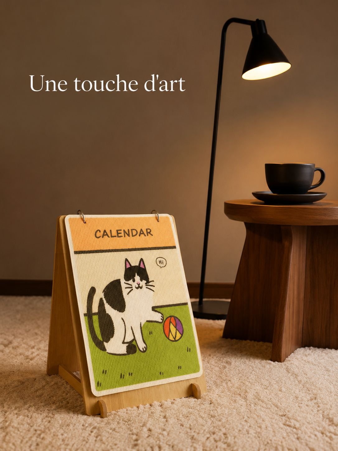 Griffoir calendrier pour chat design et pratique