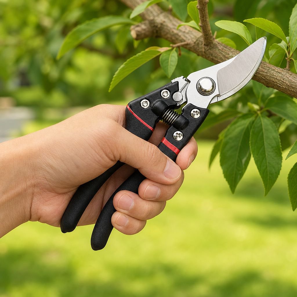 Thickened Stainless Steel Electric Pruning Shears for Roses