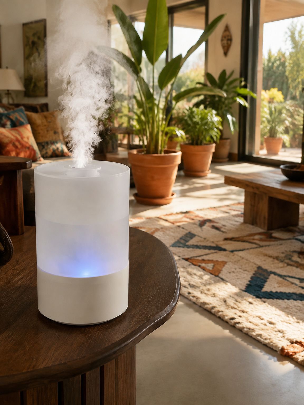 Humidificador silencioso de gran capacidad para el hogar