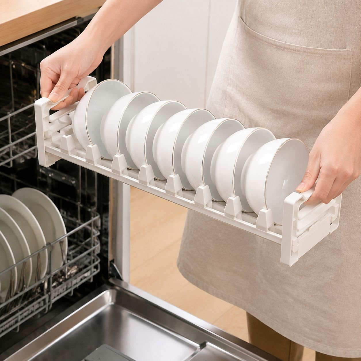 Cabinet Dish and Chopsticks Plate Storage Box for Kitchen