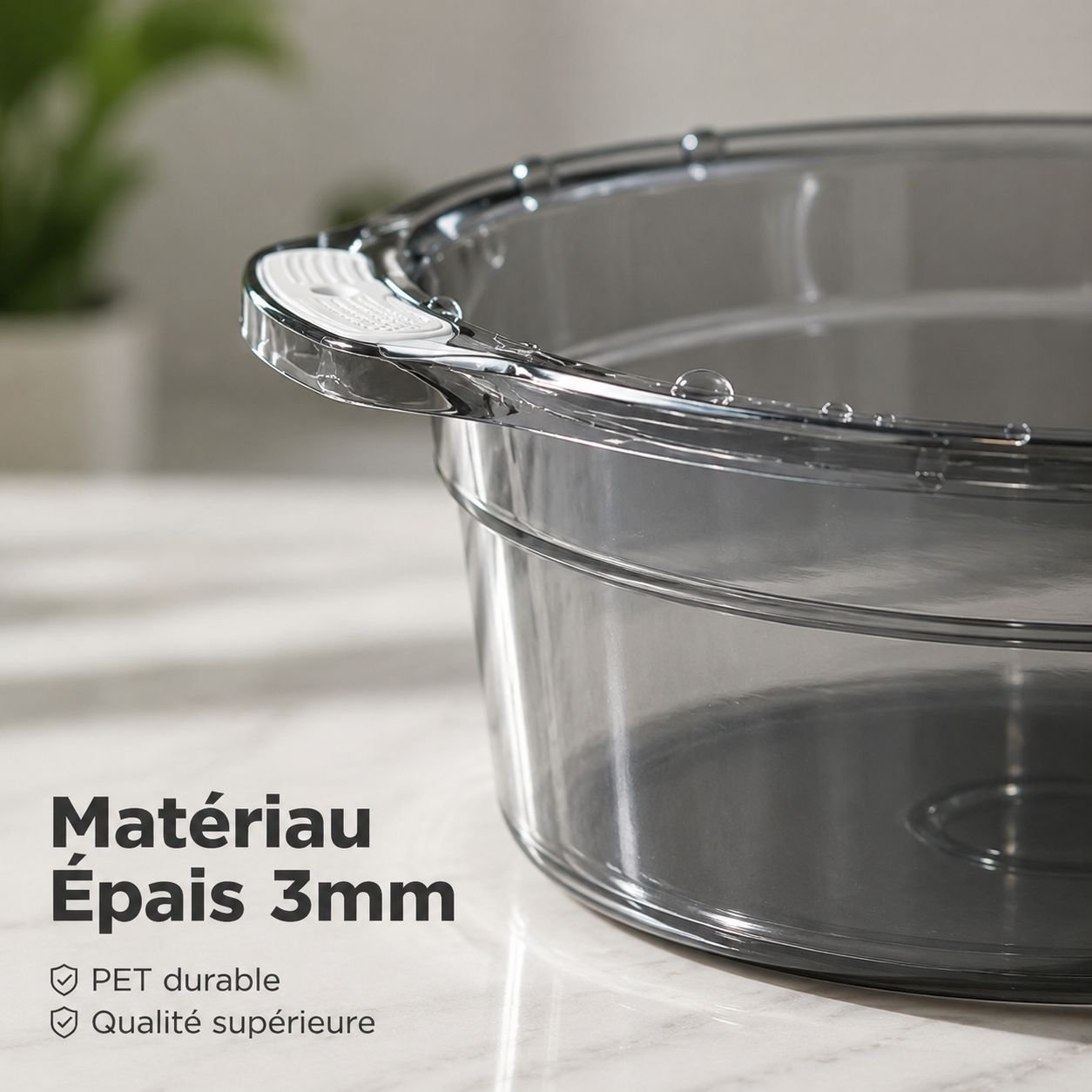 Grand bassin rond pour usage domestique
