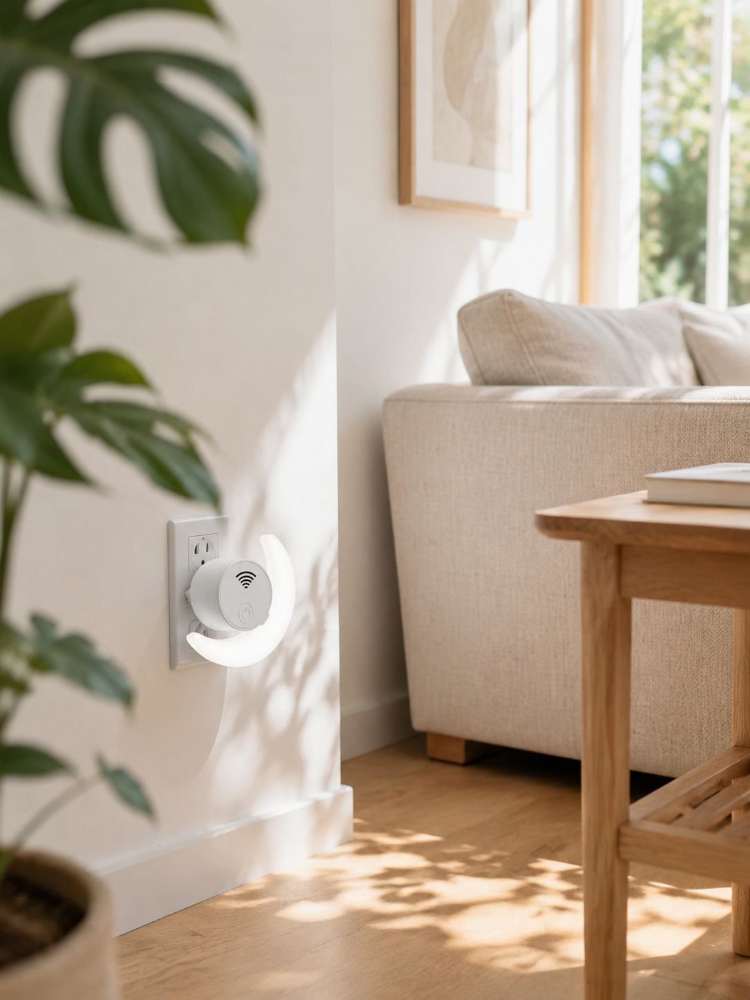 Ultrasonic mosquito repellent night light product display