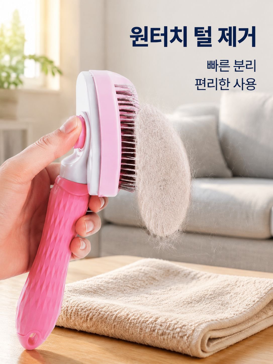 반려동물 털 청소용 브러시