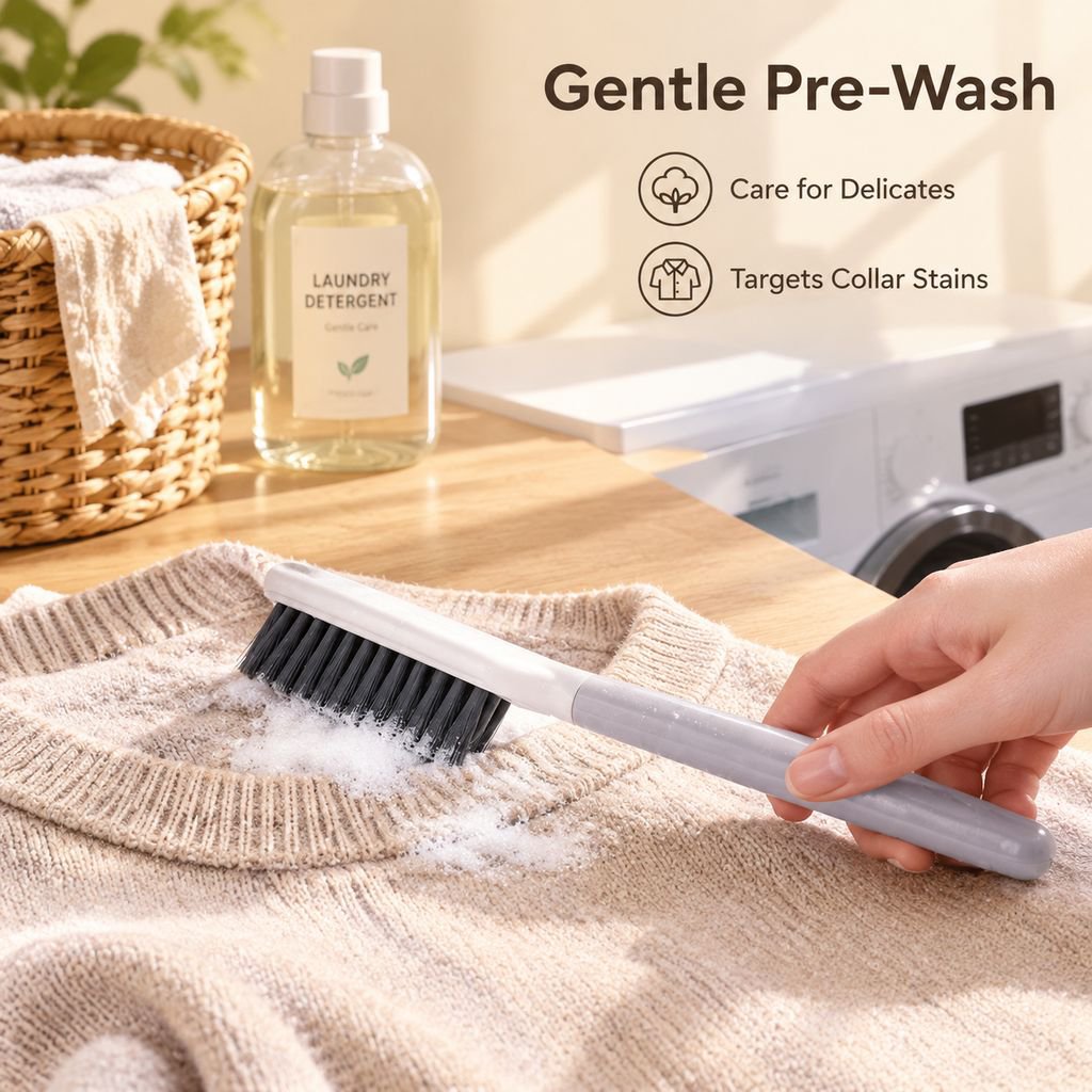 Soft Bristle Shoe Brush Multifunctional Laundry Cleaning Scrub Brush for Shoes