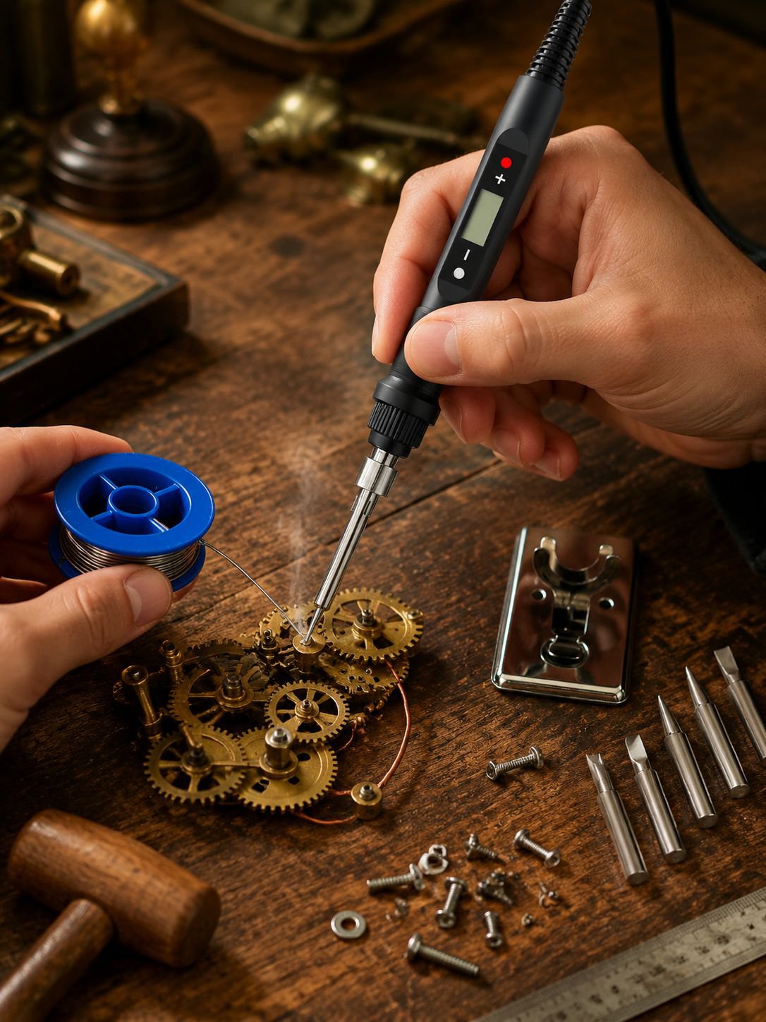 Fer à souder à température réglable pour bricolage