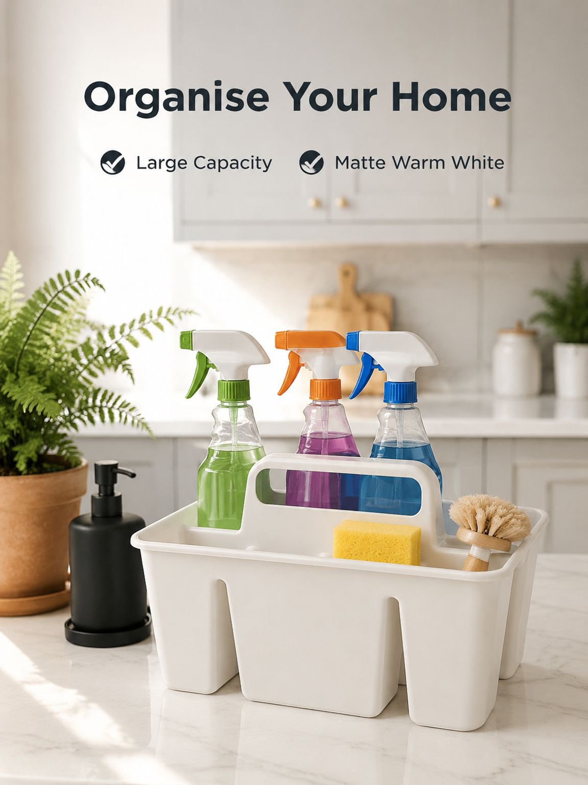 Portable cleaning storage basket, household divider, sundrying basket, desktop storage bin, desktop 