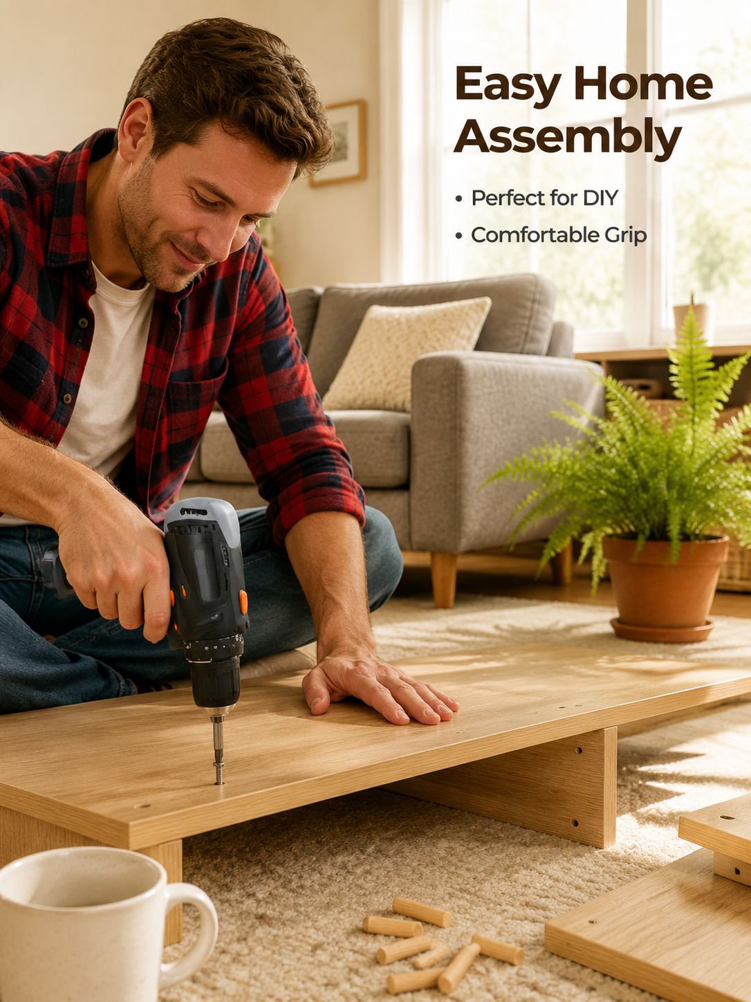 Home Rechargeable Electric Hand Drill Multifunctional Power Tool