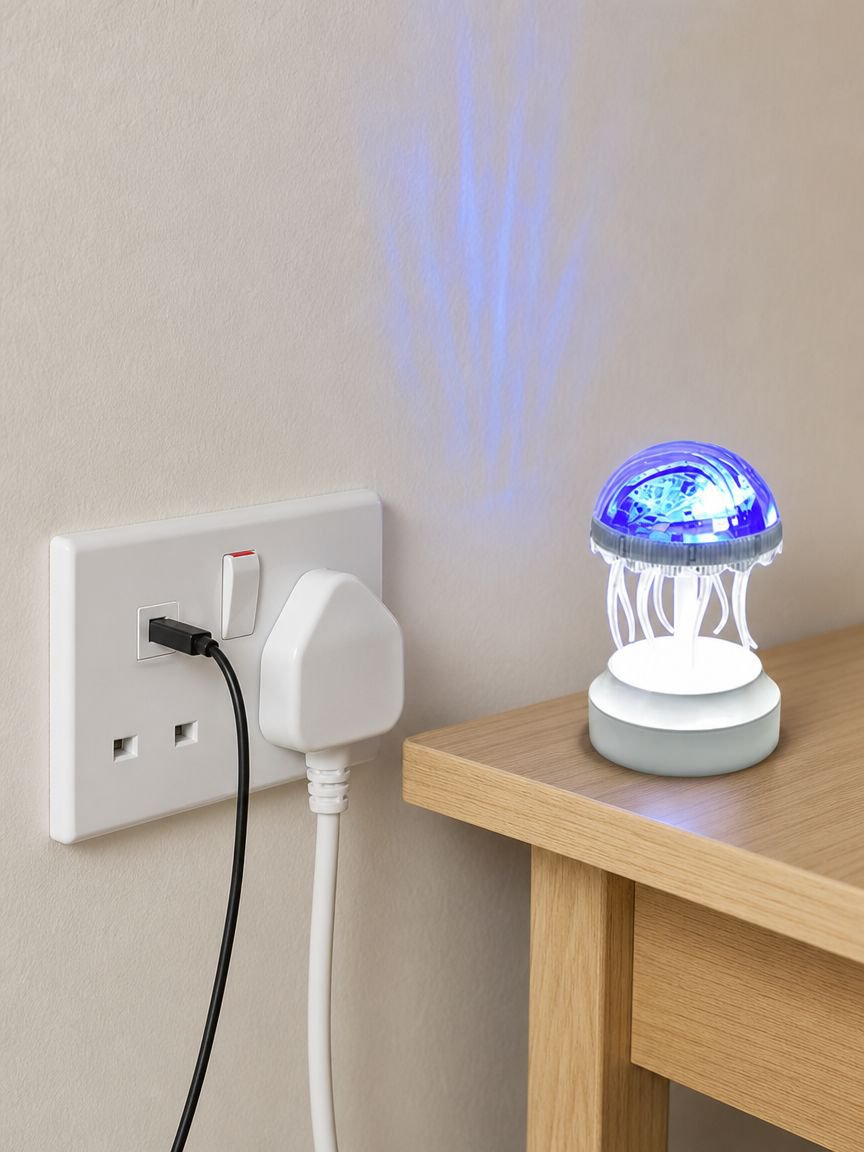 Jellyfish lamp as unique home decor piece