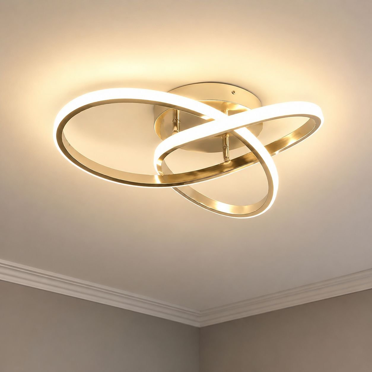 Lámpara de techo LED minimalista nórdica para múltiples espacios