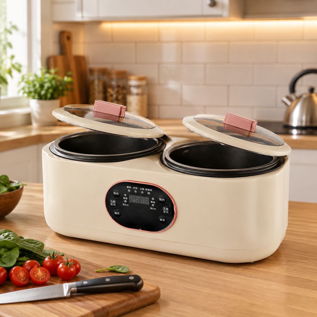 Multi-Functional Double-Liner Rice Cooker & Electric Hot Pot
