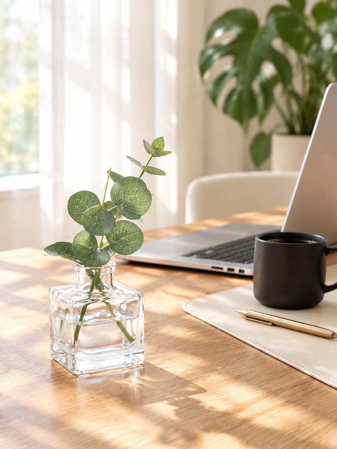 Minimalist Transparent Flower Vase Decor