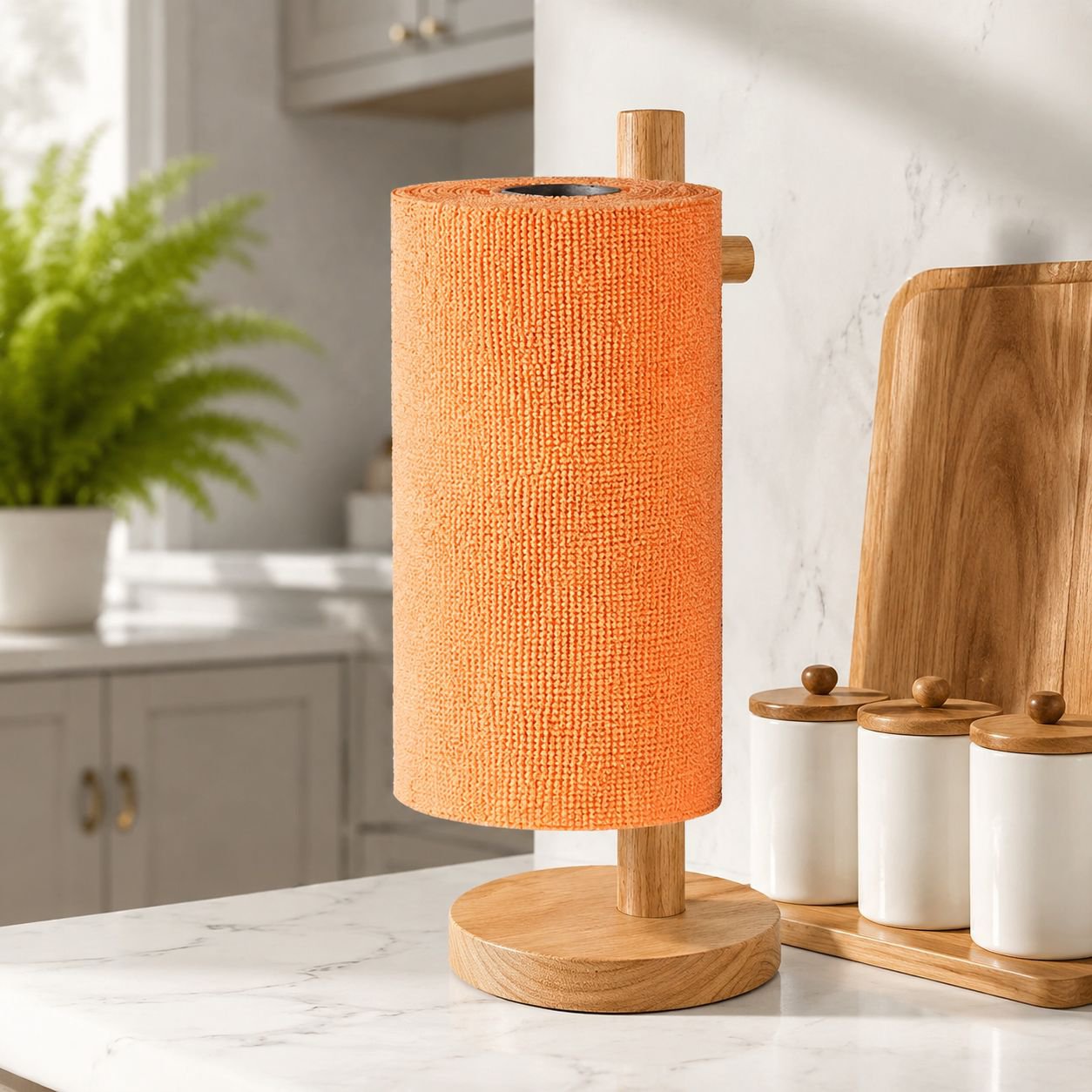 Lazy Microfiber Roll Dishcloth, Thick Tear-Resistant Wet & Dry Hand Wash Cloth