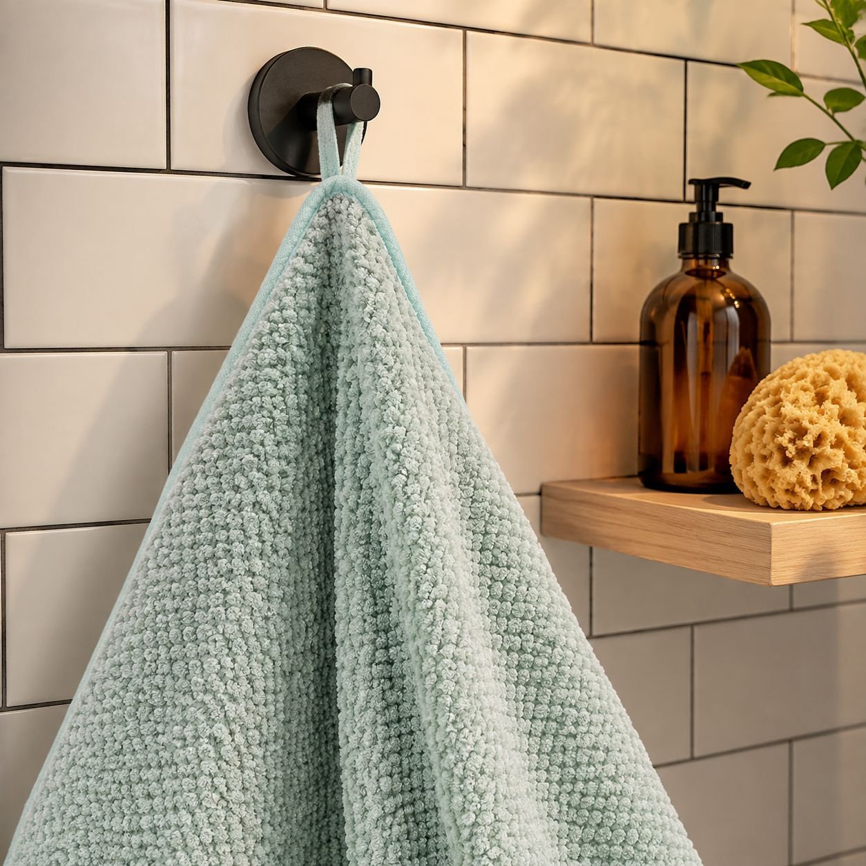 Large bath towel for gym and pool use