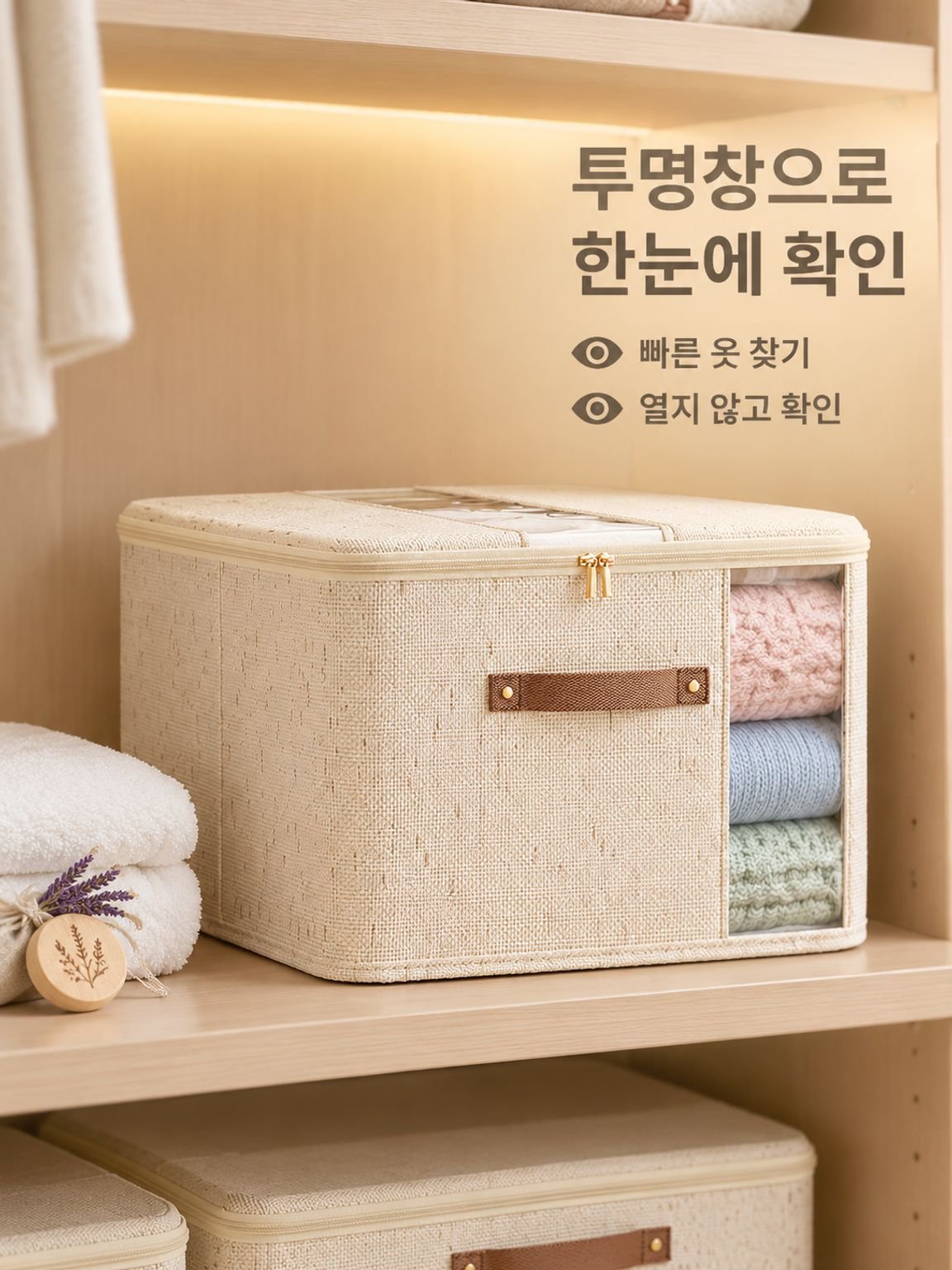 패브릭 수납 상자