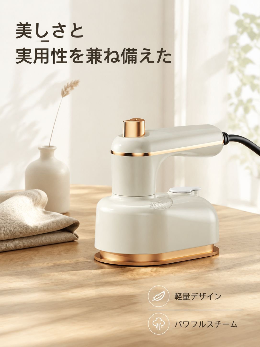 ミニポータブル家庭用折りたたみアイロン