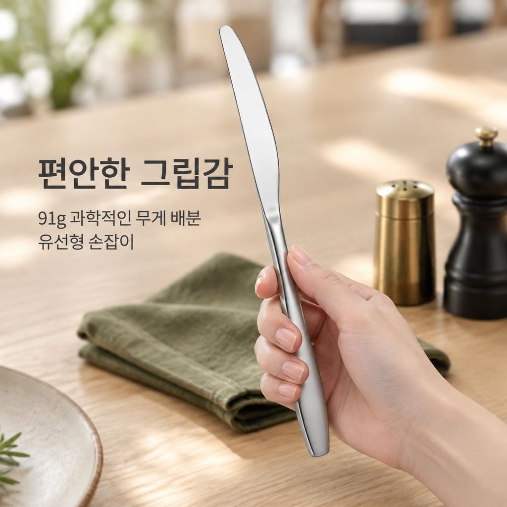 양식 나이프 포크 스푼 5종 세트 럭셔리 가정용 스테이크 식기 도매