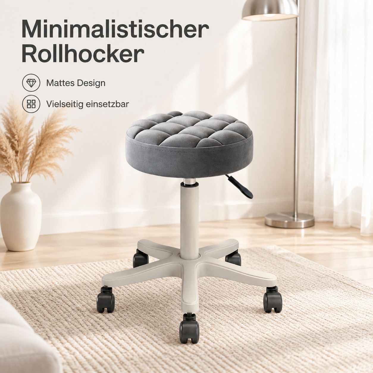 Multifunktionaler Dreh- und Höhenverstellbarer Hocker