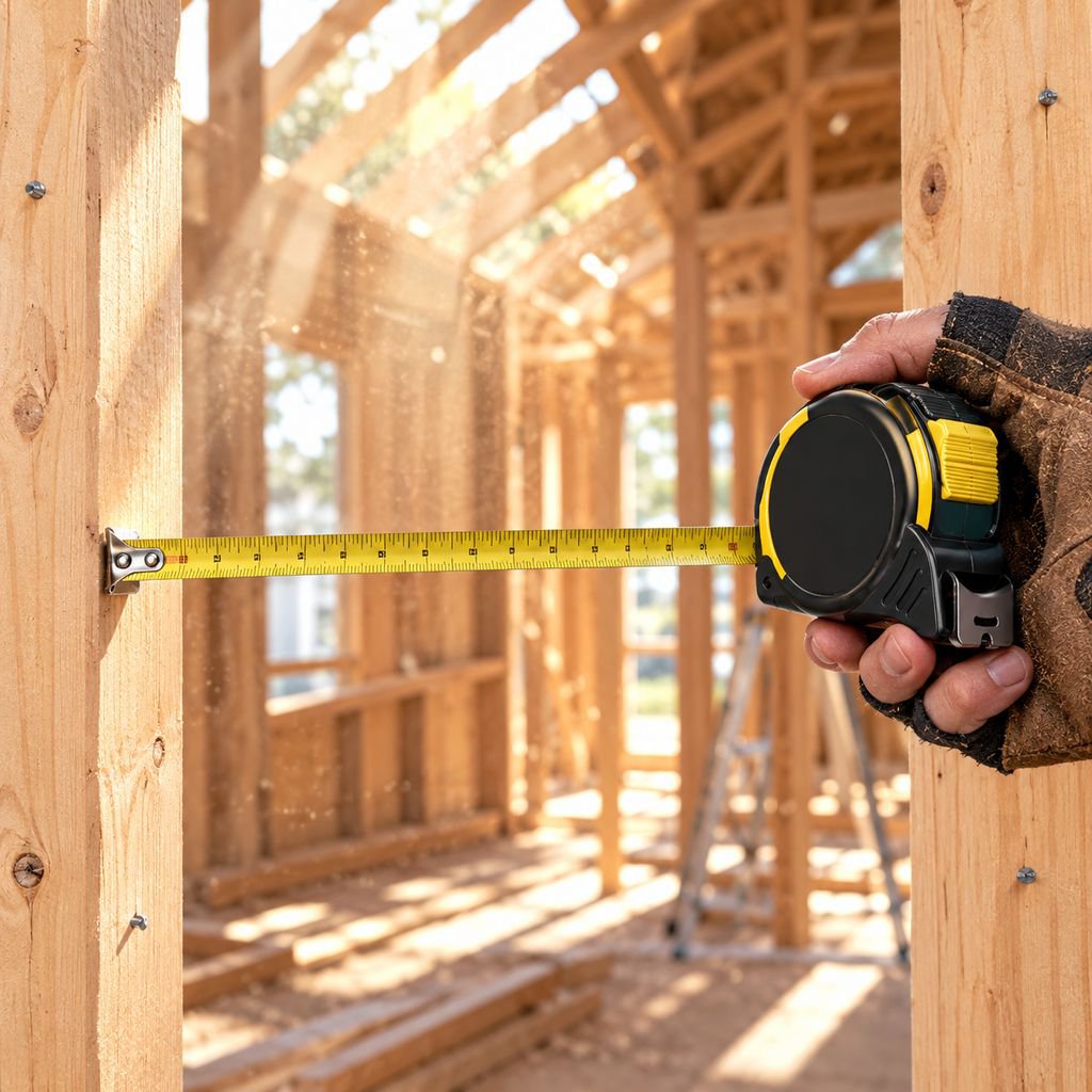 High-precision measuring tape with strong magnetic end