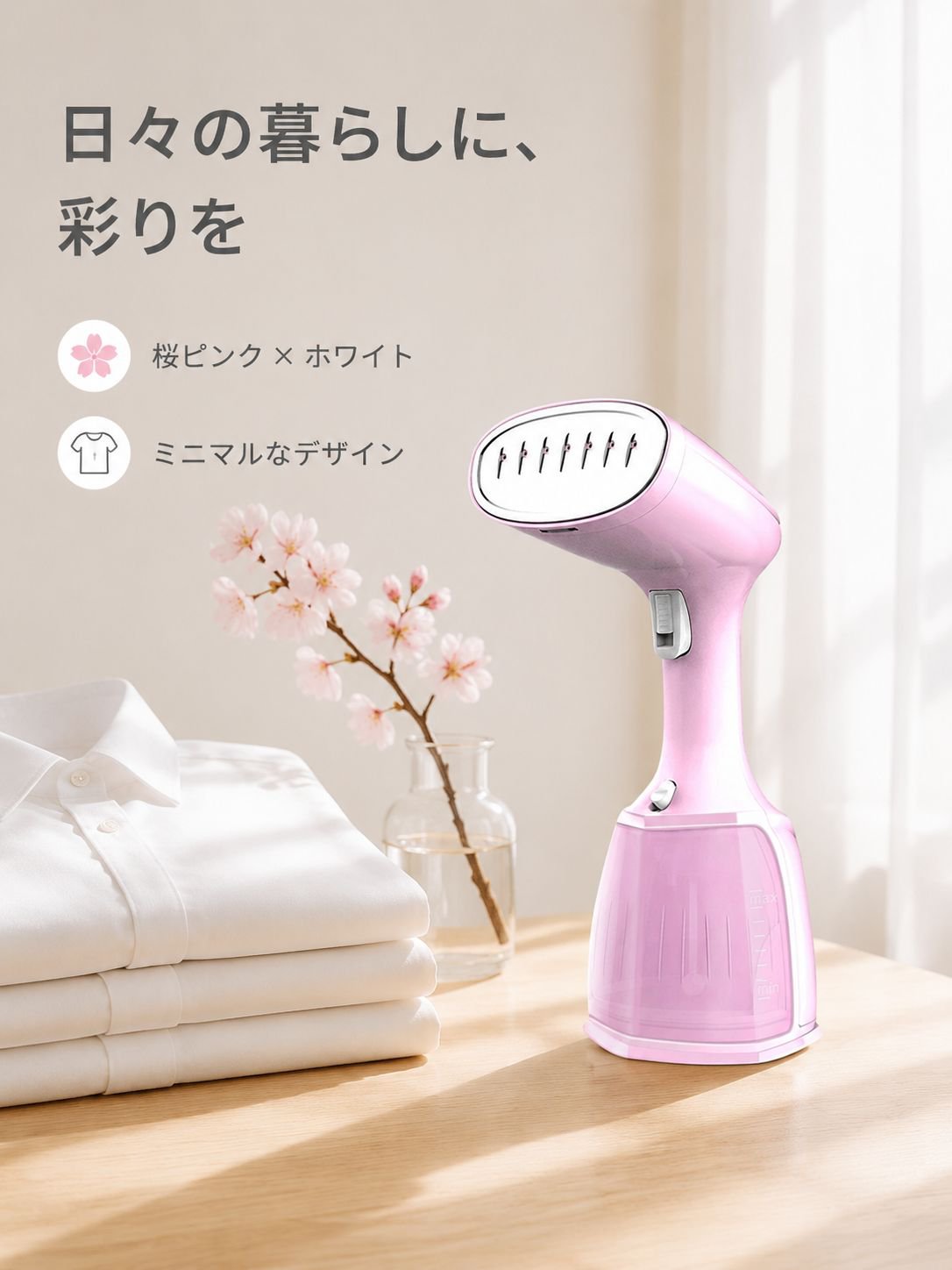 旅行用ミニスチームアイロン