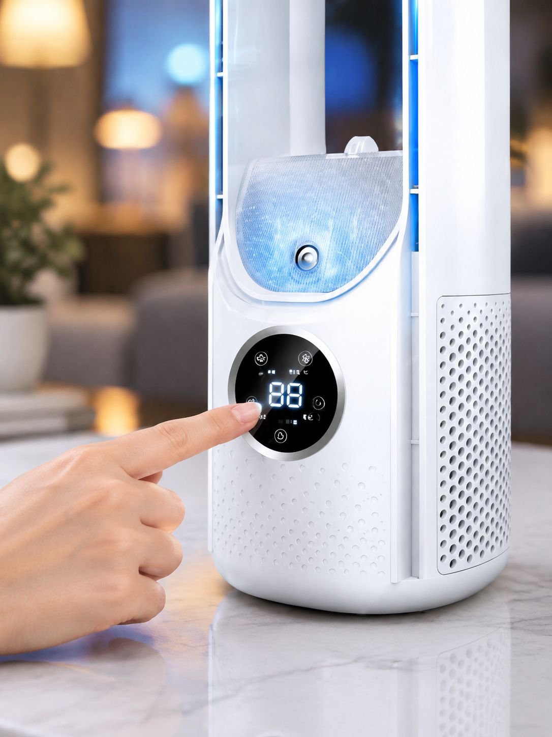 Home-Klimaanlagen-Ventilator  kalter Ventilator  Desktop-Ventilator  Wasserkühlungsspray  blattloser