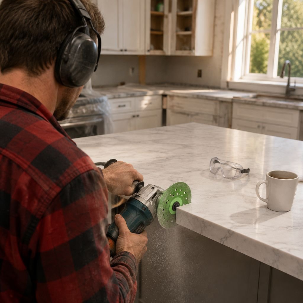 Durable diamond cutting blade for stone professionals