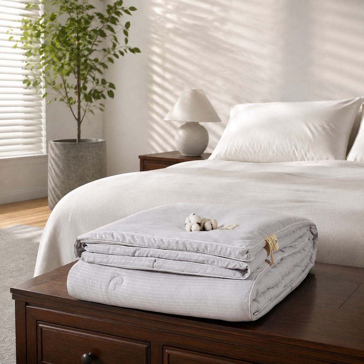 Lightweight yet warm mother quilt