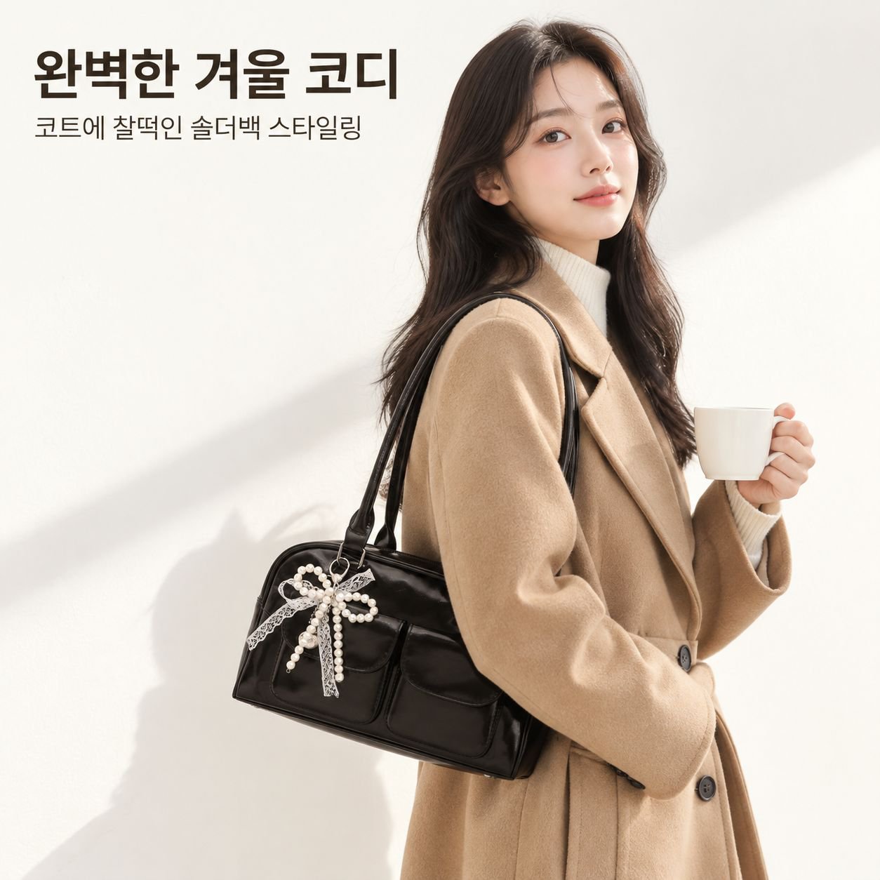 신상 한판 트렌드 개성 숄더백 여성 볼링백 패션 레트로 다재다능 보스턴 언더암백