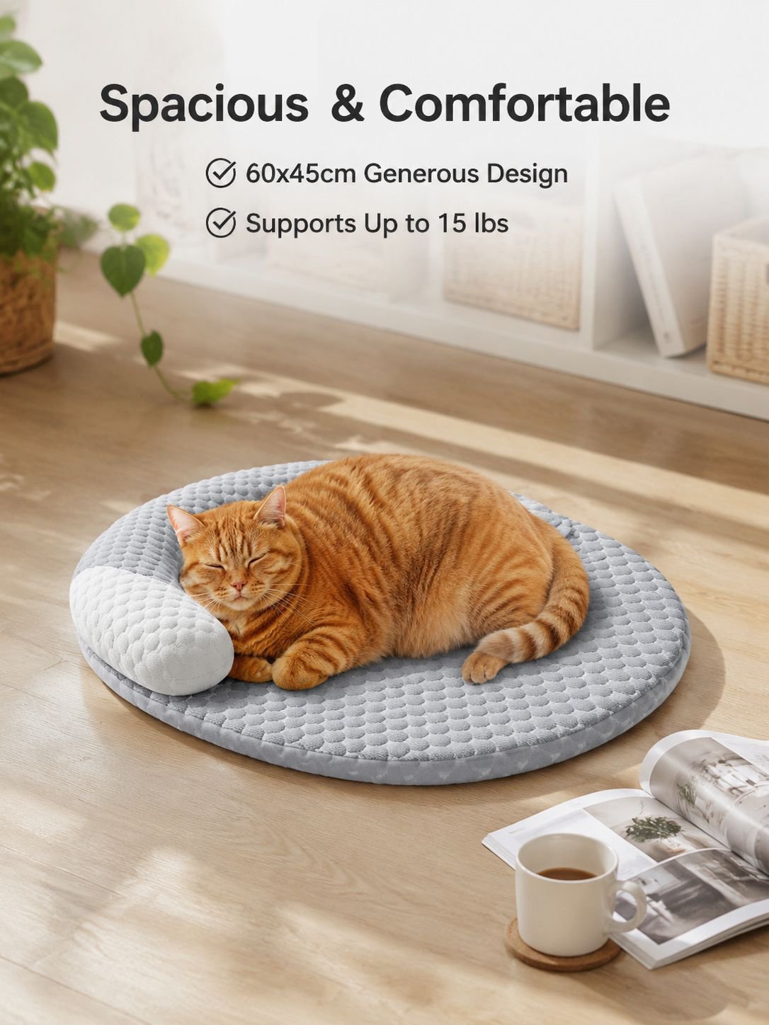 Pet washable cooling bed