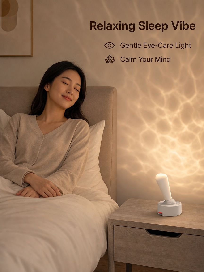 Bedroom bedside ambient light