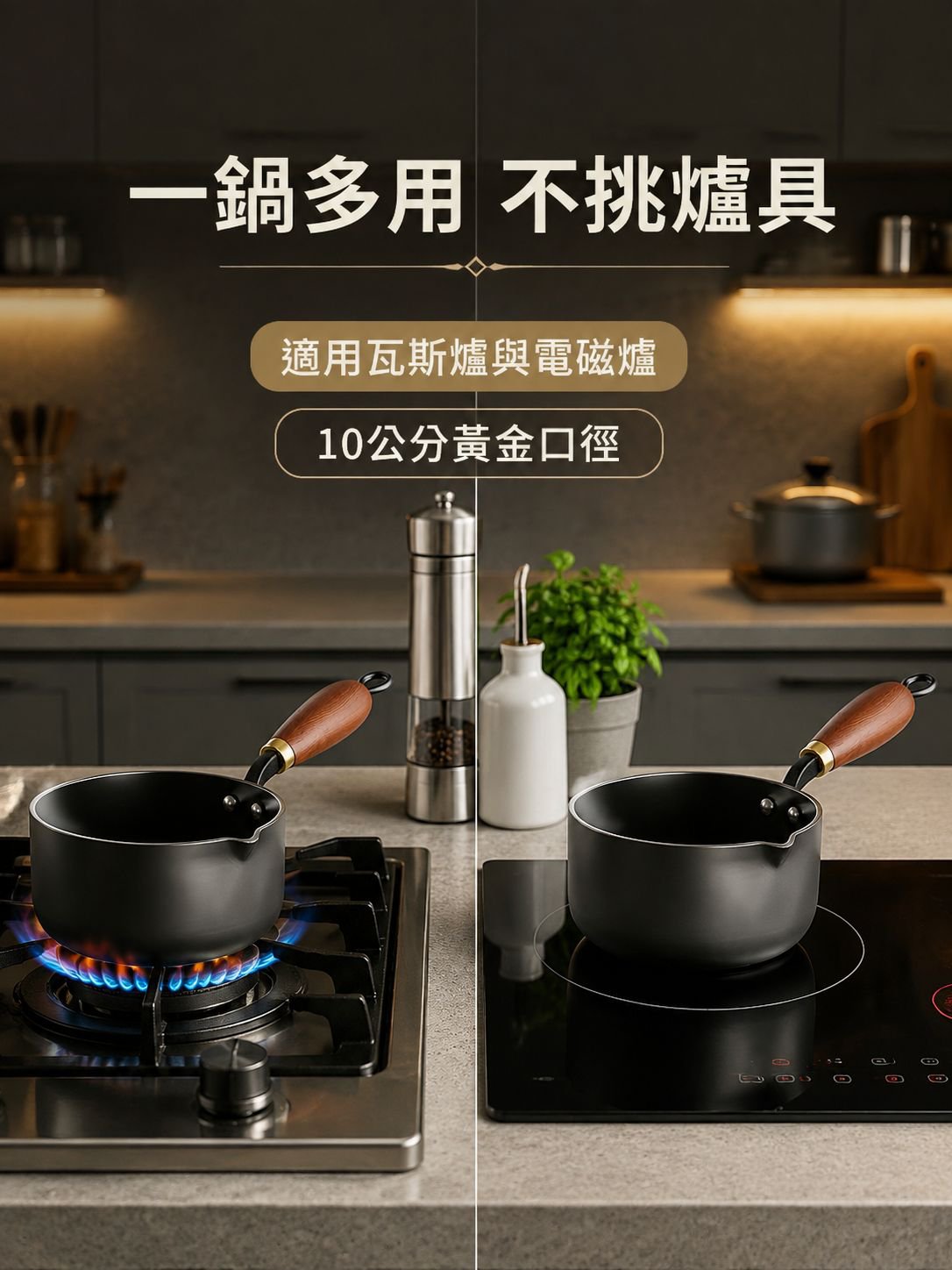 手工鍛造無塗層潑油小鍋