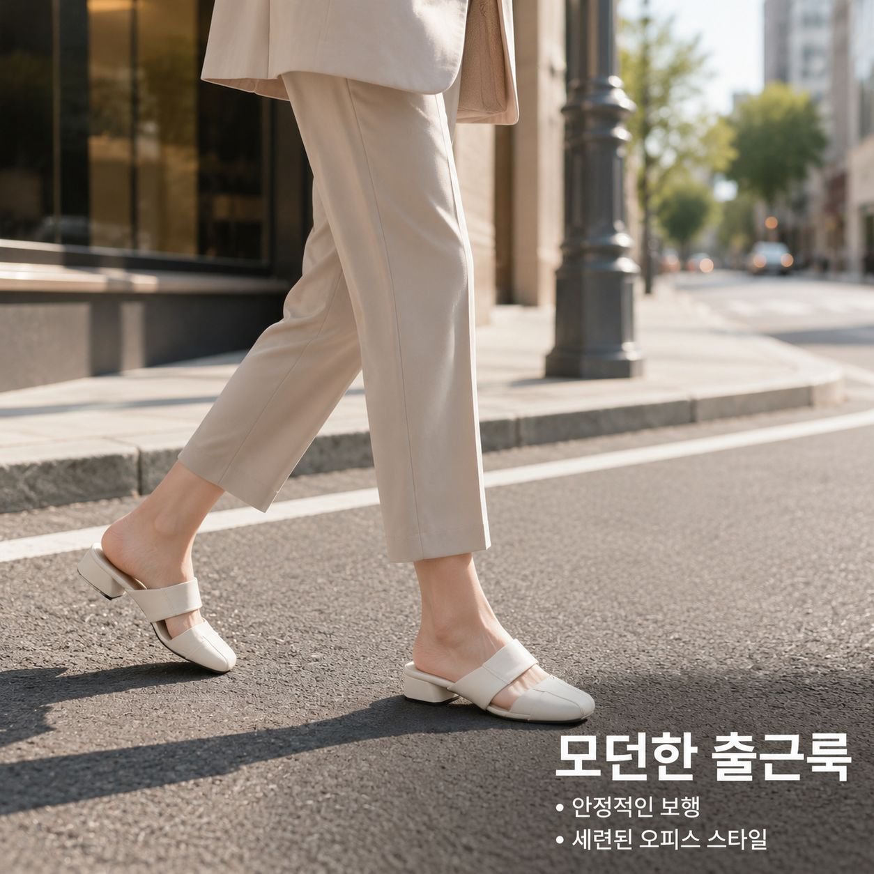 패션 굽굵은 뮬 슬리퍼 여성용 앞코 짜임 슬리퍼 여름 샌들