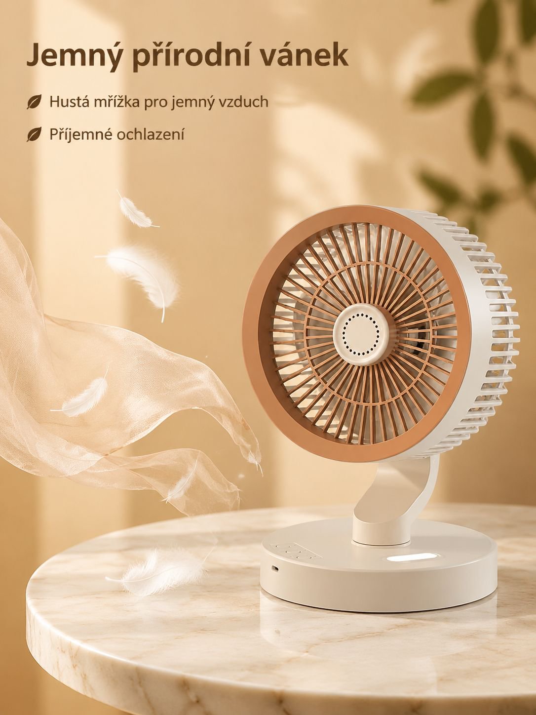 USB ventilátor pro cirkulaci vzduchu