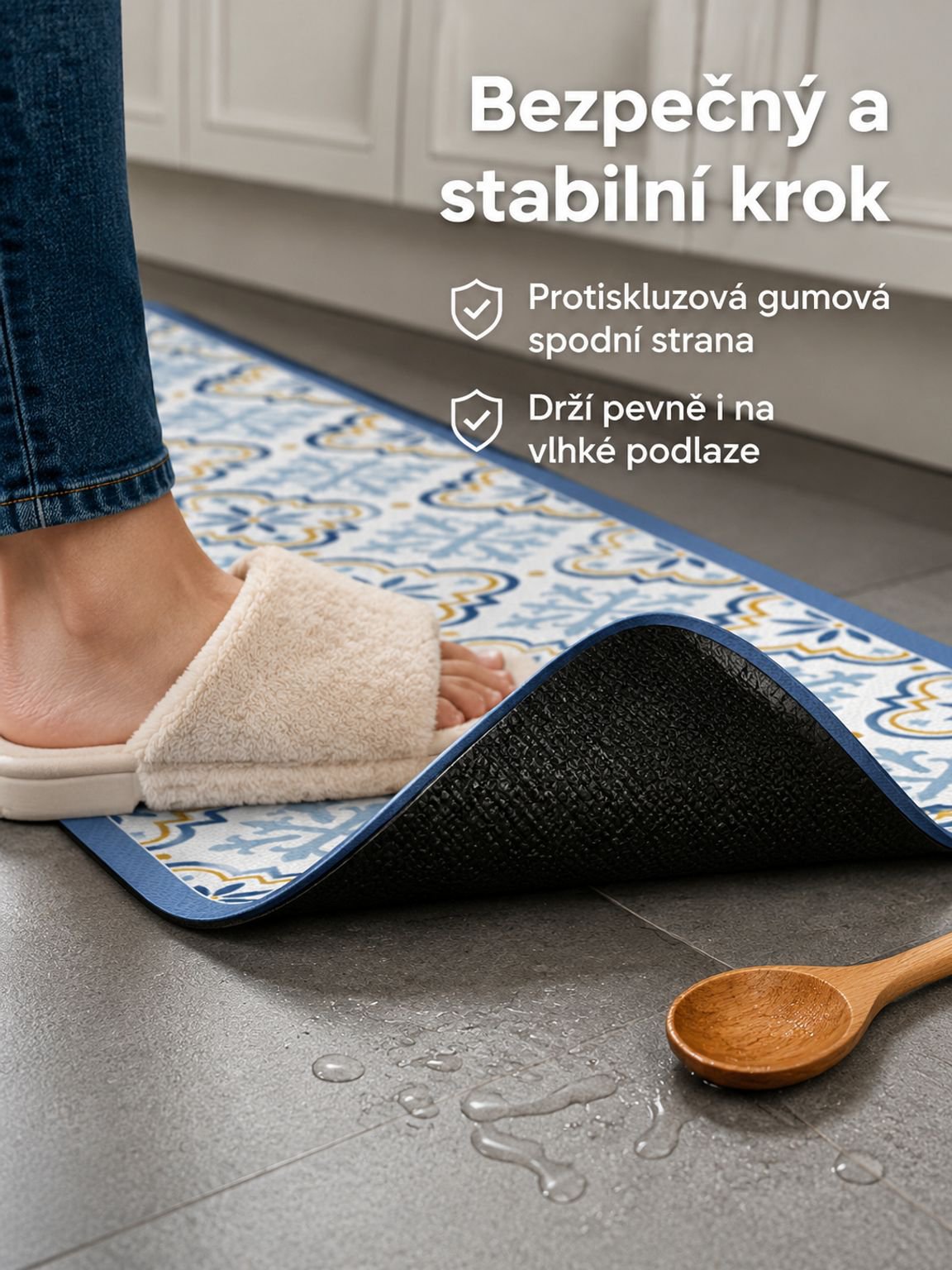 Kuchyňská protiskluzová podložka