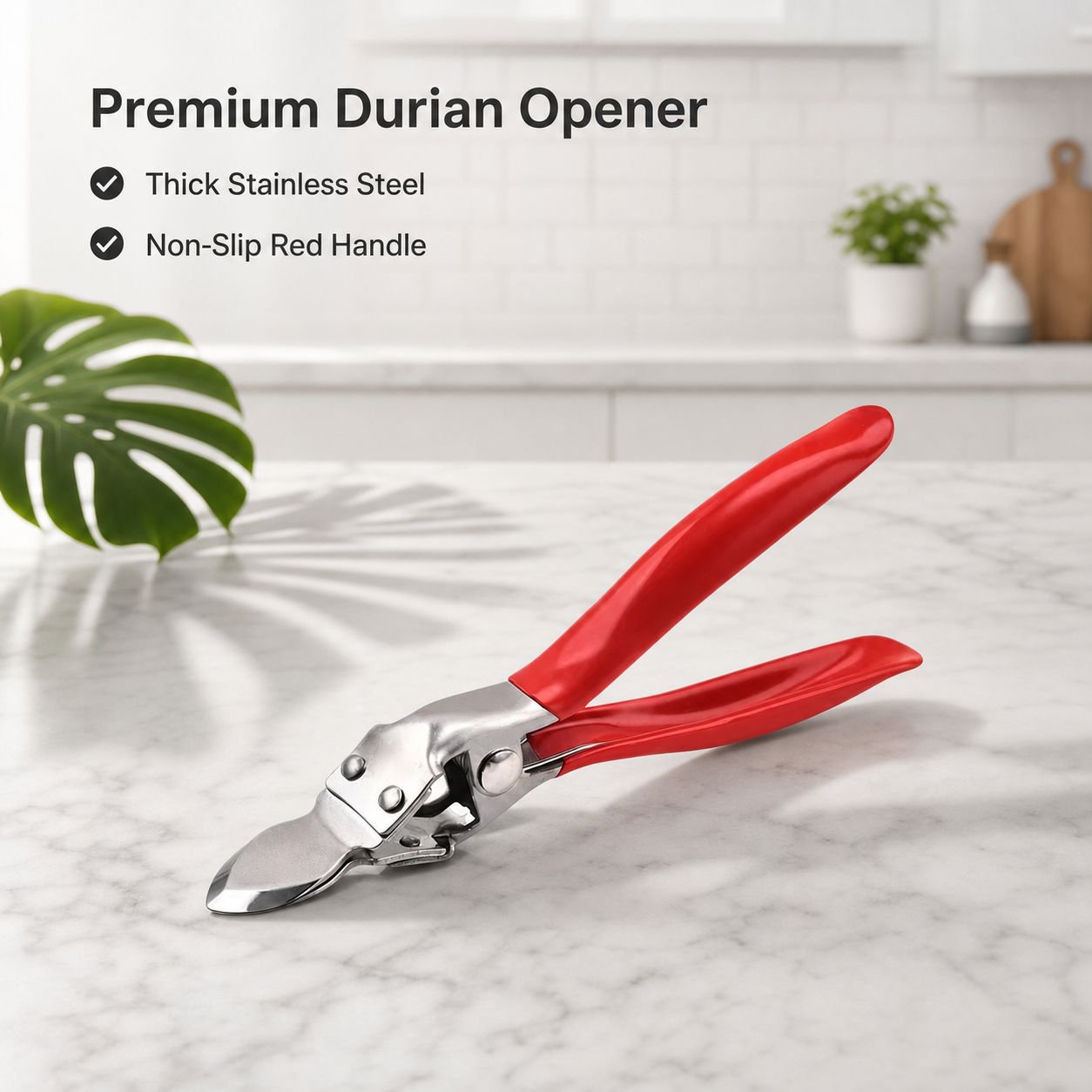 Stainless Steel Durian Pliers Fruit Extractor and Shell Opener