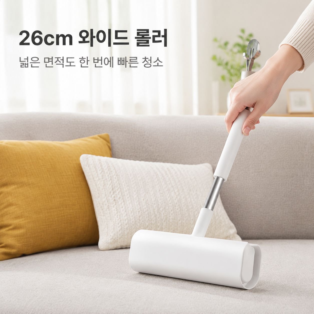 침대/옷 먼지제거 롤러 교체용 테이프 머리카락 제거기