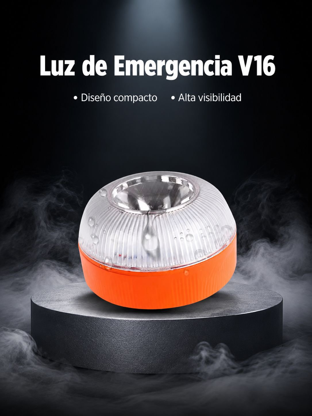 Luz de seguridad de inducción magnética V16