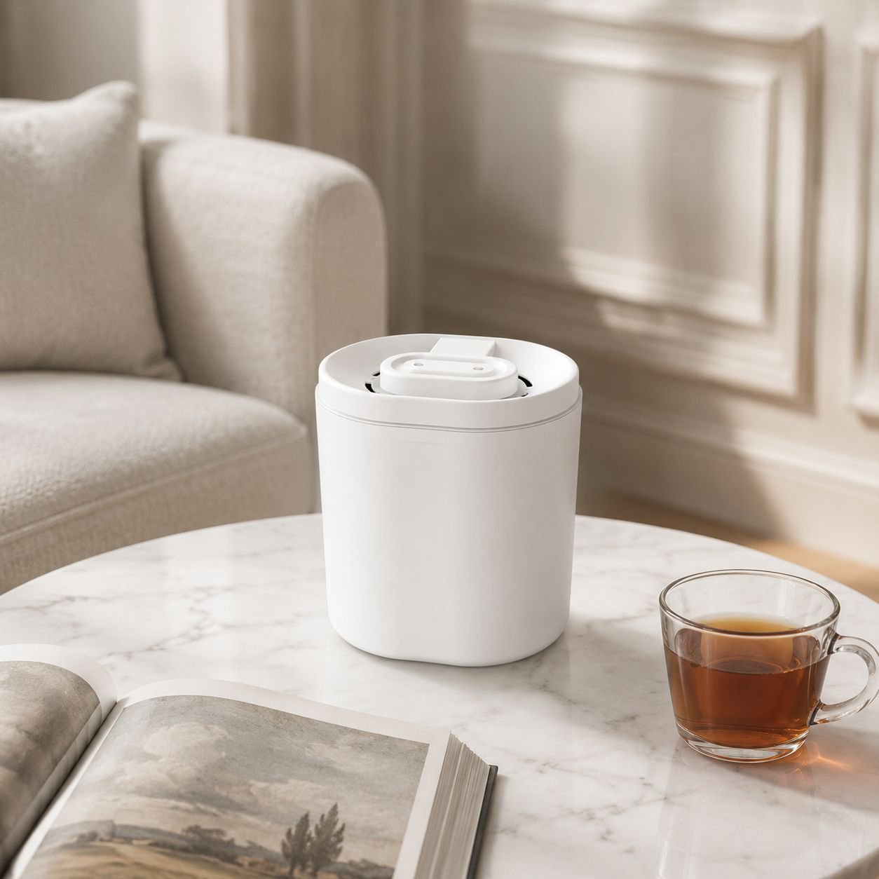 Humidificateur à double buse 6L grande capacité avec lampe d’ambiance pour maison et bureau