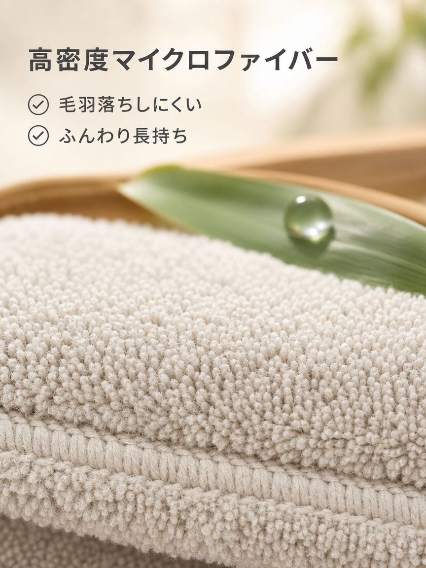 極上の柔らかさのバスタオル