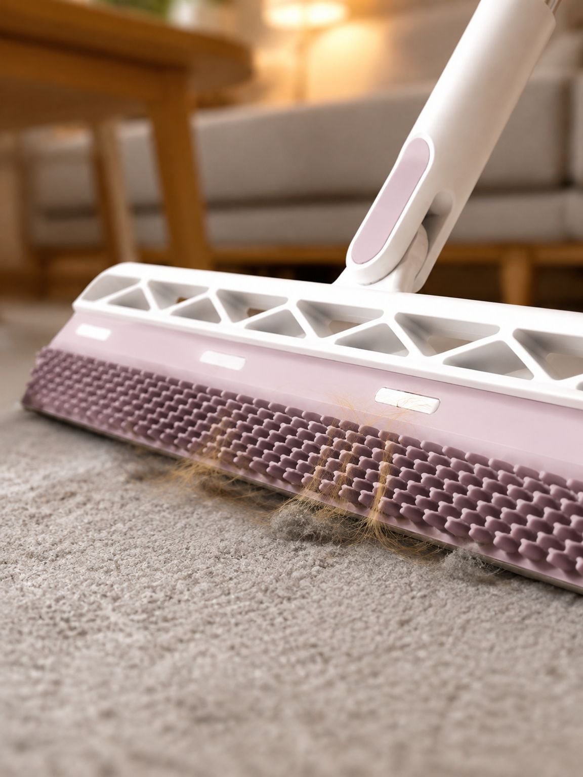 Lightweight and ergonomic handle of the JMY 5-in-1 Magic Broom
