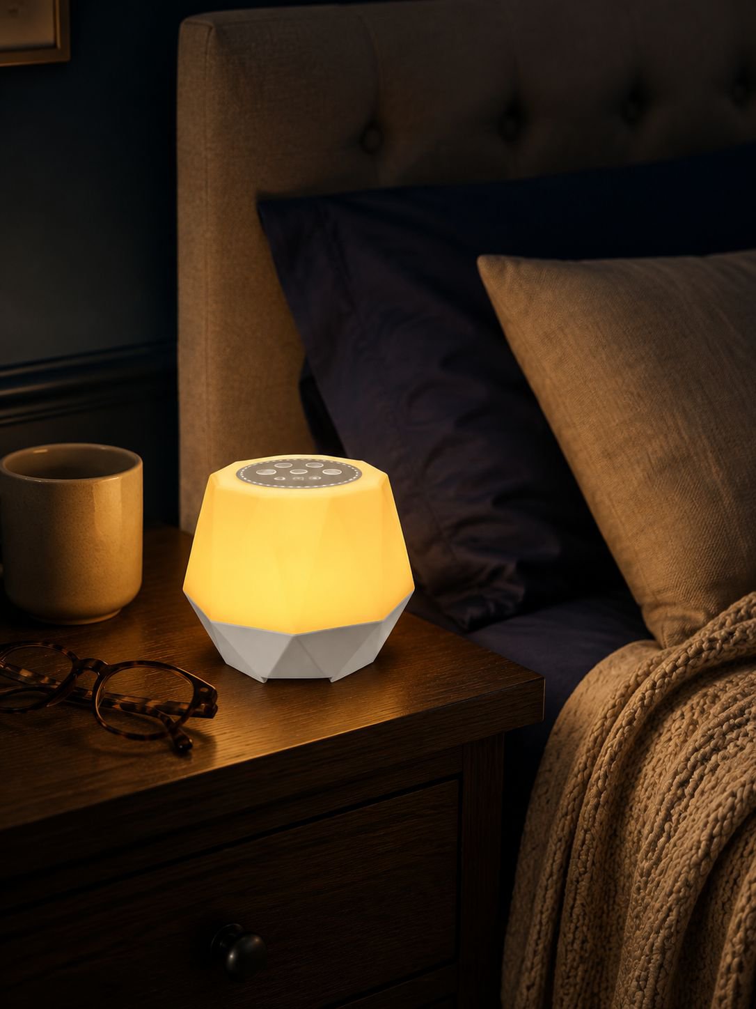 White Noise Sleep Aid Smart Night Light for Babies and Adults