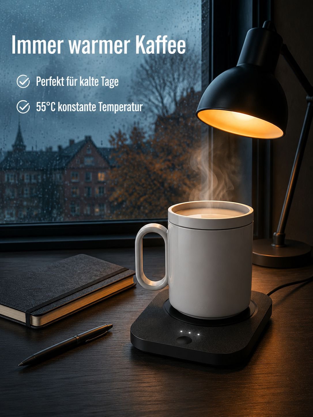 Intelligenter Wärmeuntersetzer im modernen Design
