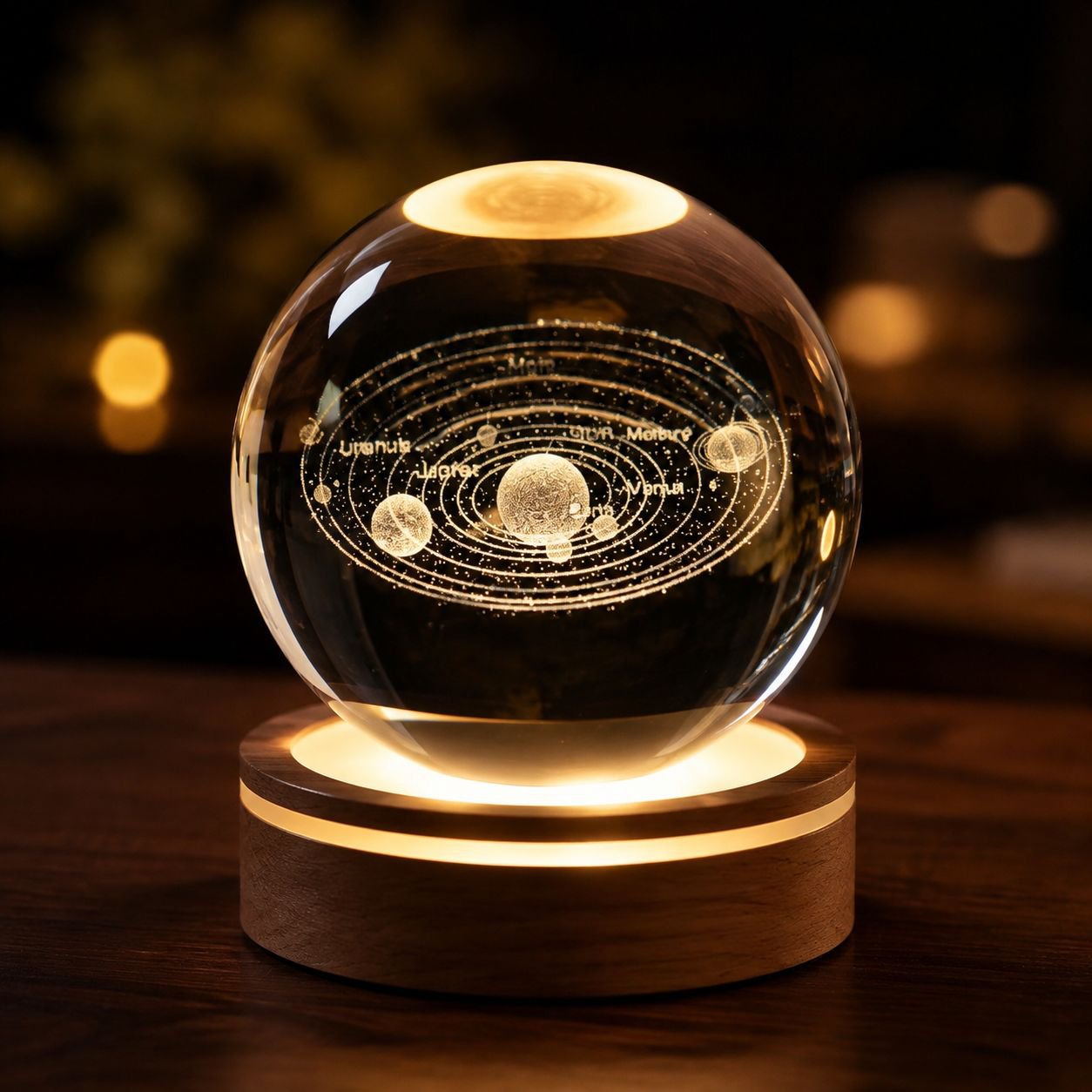 Office Decor Starry Sky Projector Crystal Ball