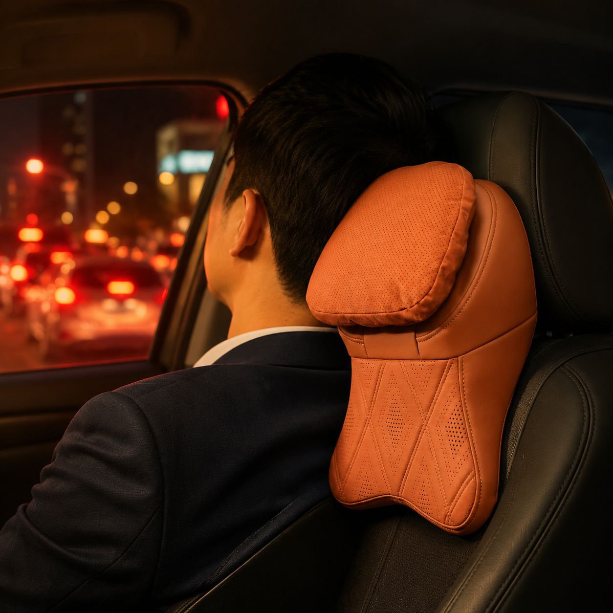 Reposacabezas FEBO para Mercedes-Benz, Maybach, BMW y Tesla, alivia la fatiga del cuello